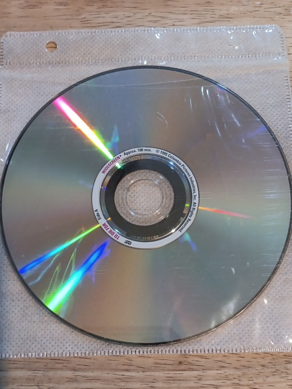 To Die For DVD *NO CASE*